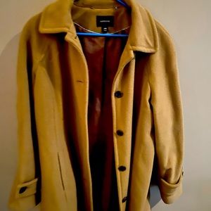 Camel colored wool coat